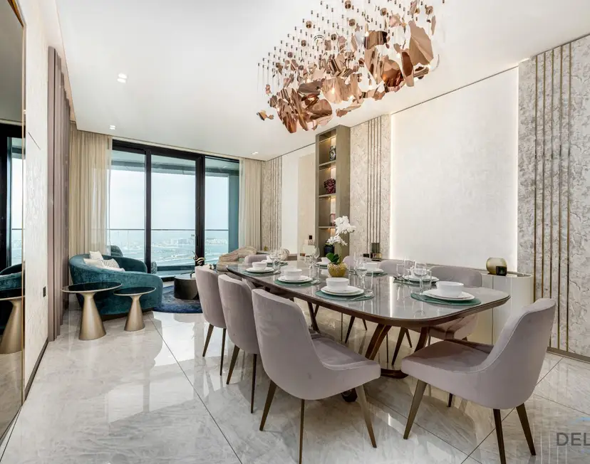 Ultra Luxurious 4-Bedroom Apartment with Assistant’s Room in The Address — Address Beach Resort — photo 11
