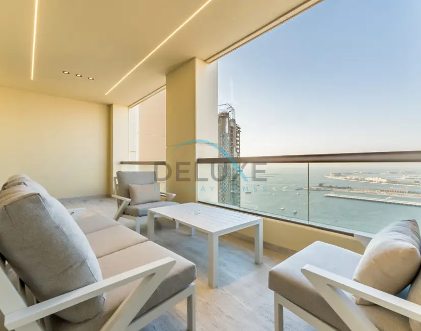 Sea and Palm Jumeirah Views Just Steps from the Beach 2-Bedroom — Sadaf — photo 21