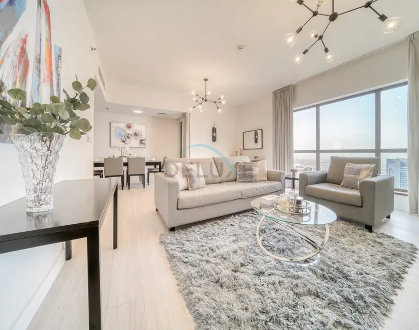 High Floor 2-Bedroom With a View of the Dubai Marina Canal Steps Away — Shams — photo 2