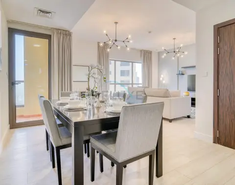 High Floor 2-Bedroom With a View of the Dubai Marina Canal Steps Away — Shams — photo 3