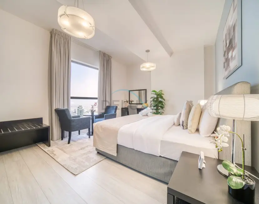 High Floor 2-Bedroom With a View of the Dubai Marina Canal Steps Away — Shams — photo 6
