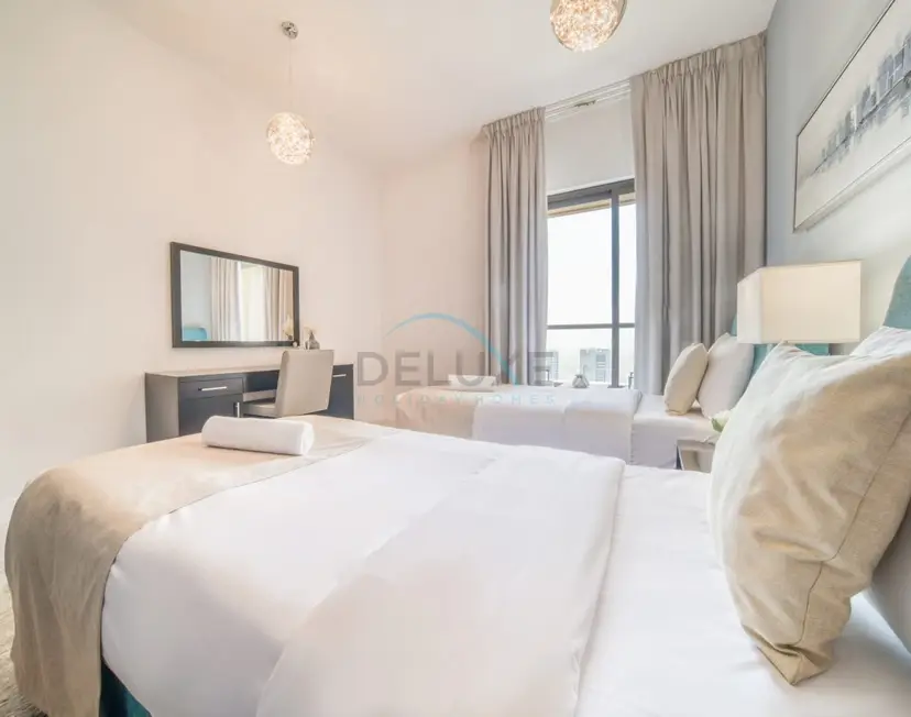 High Floor 2-Bedroom With a View of the Dubai Marina Canal Steps Away — Shams — photo 28