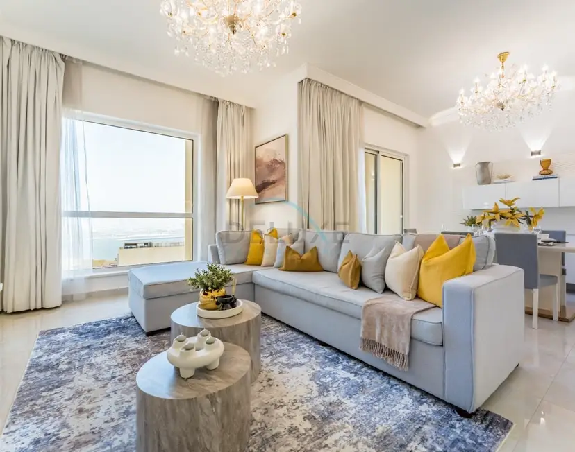 Panoramic Sea and Canal Views from High-Floor 2-Bedroom — Shams — photo 1